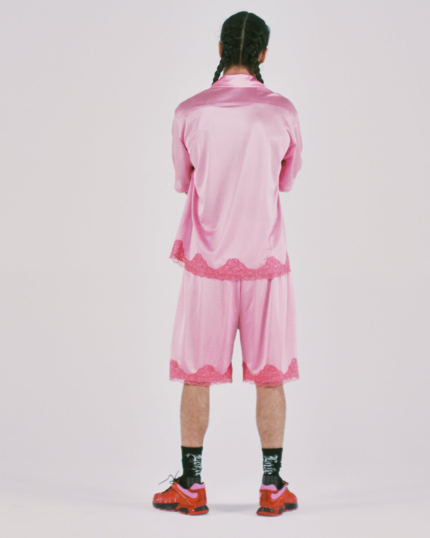 Gothic Lace Airtex Shorts