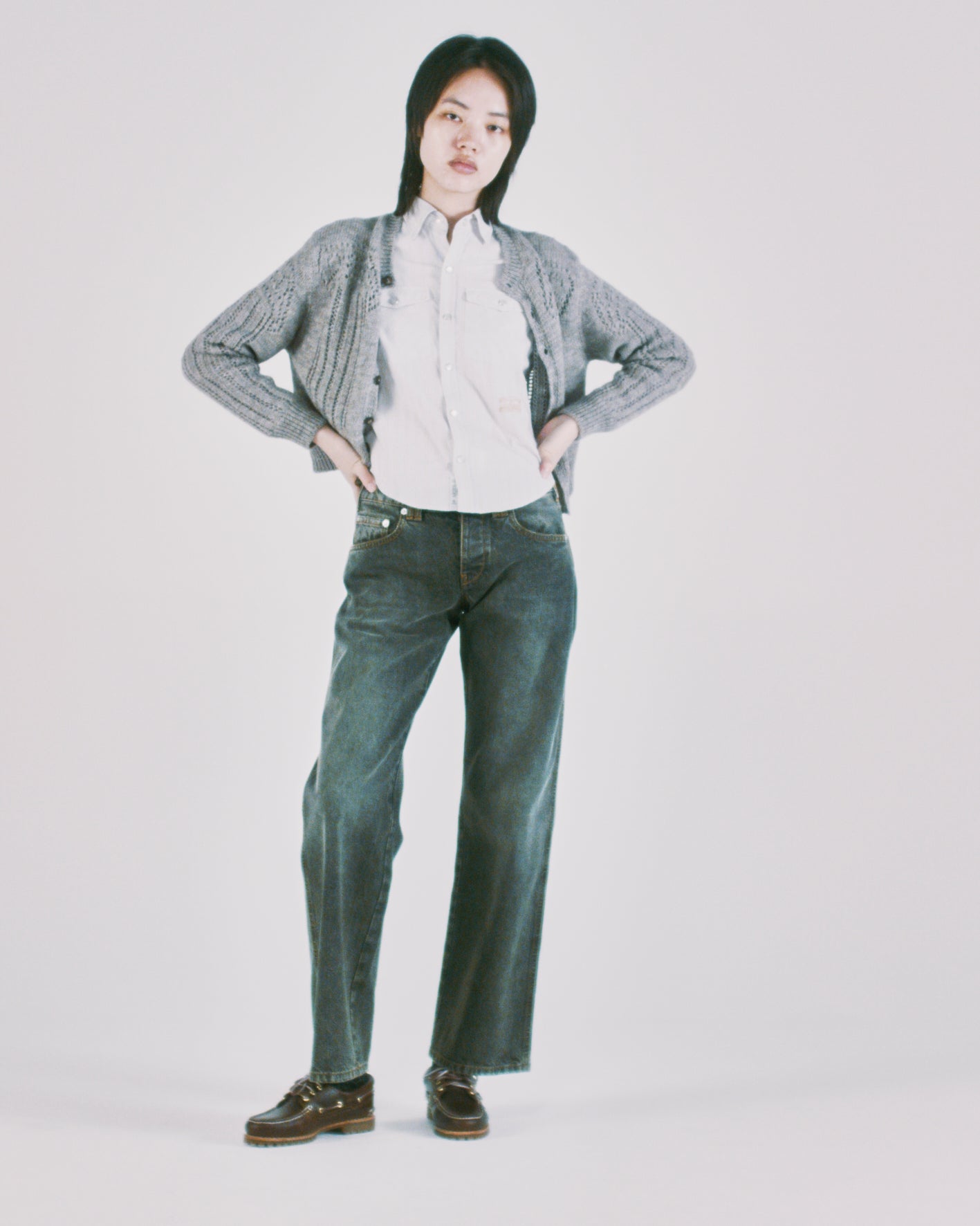 Pointelle Column Cardigan