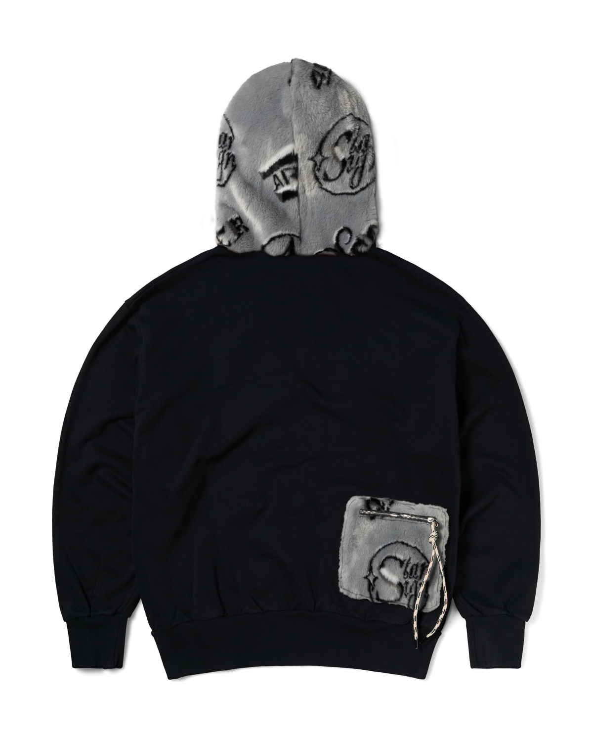 Furry Zip Through Hoodie