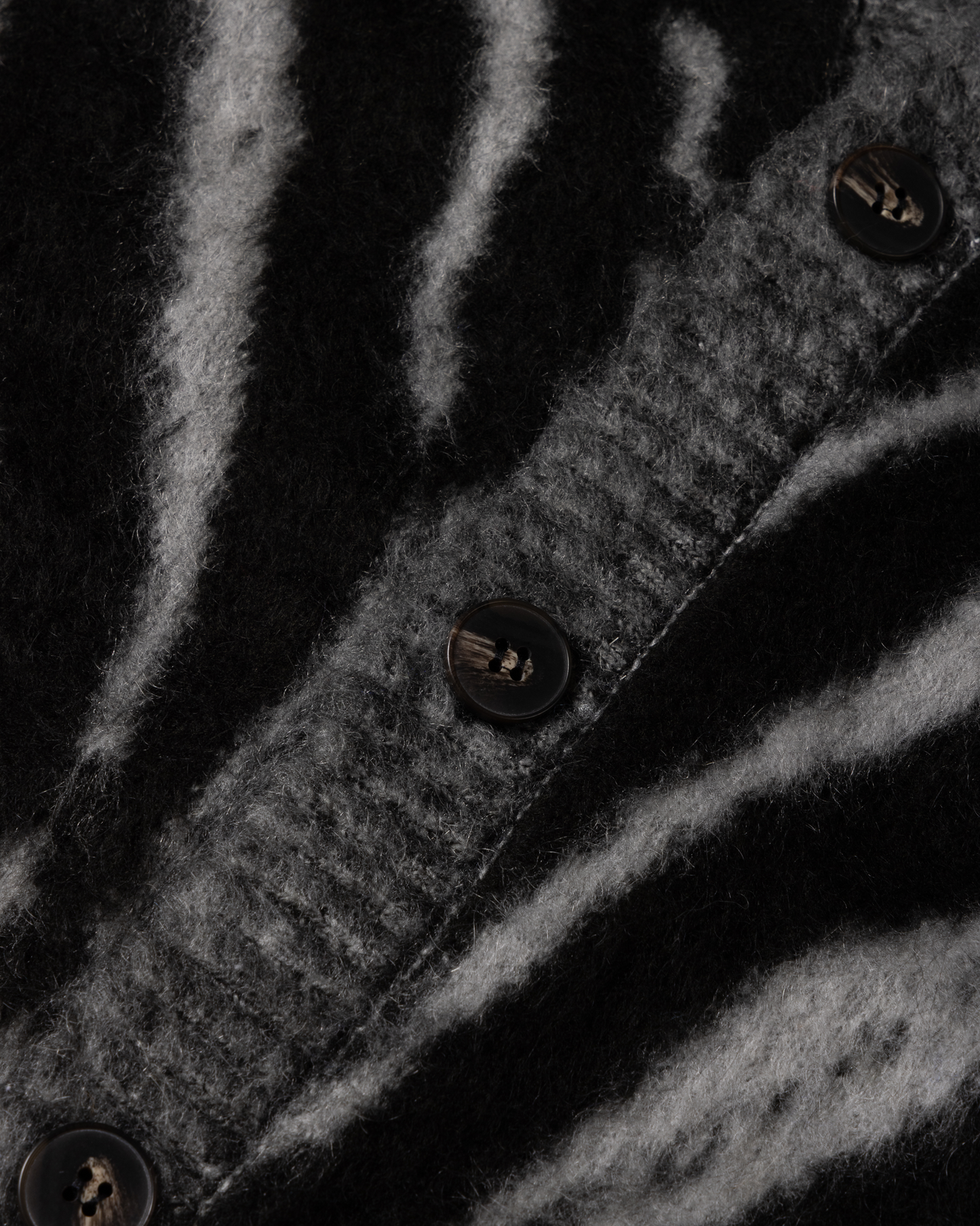 Brushed Zebra Vest