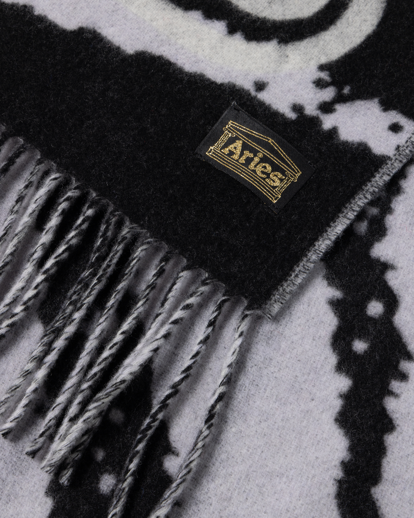 Column Zebra Wool Scarf