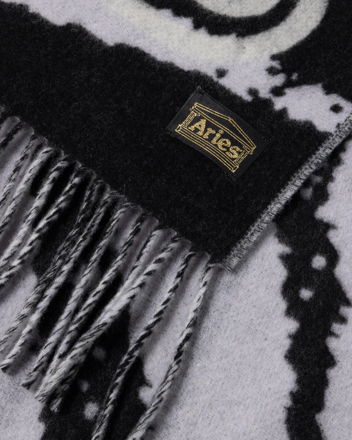Column Zebra Wool Scarf