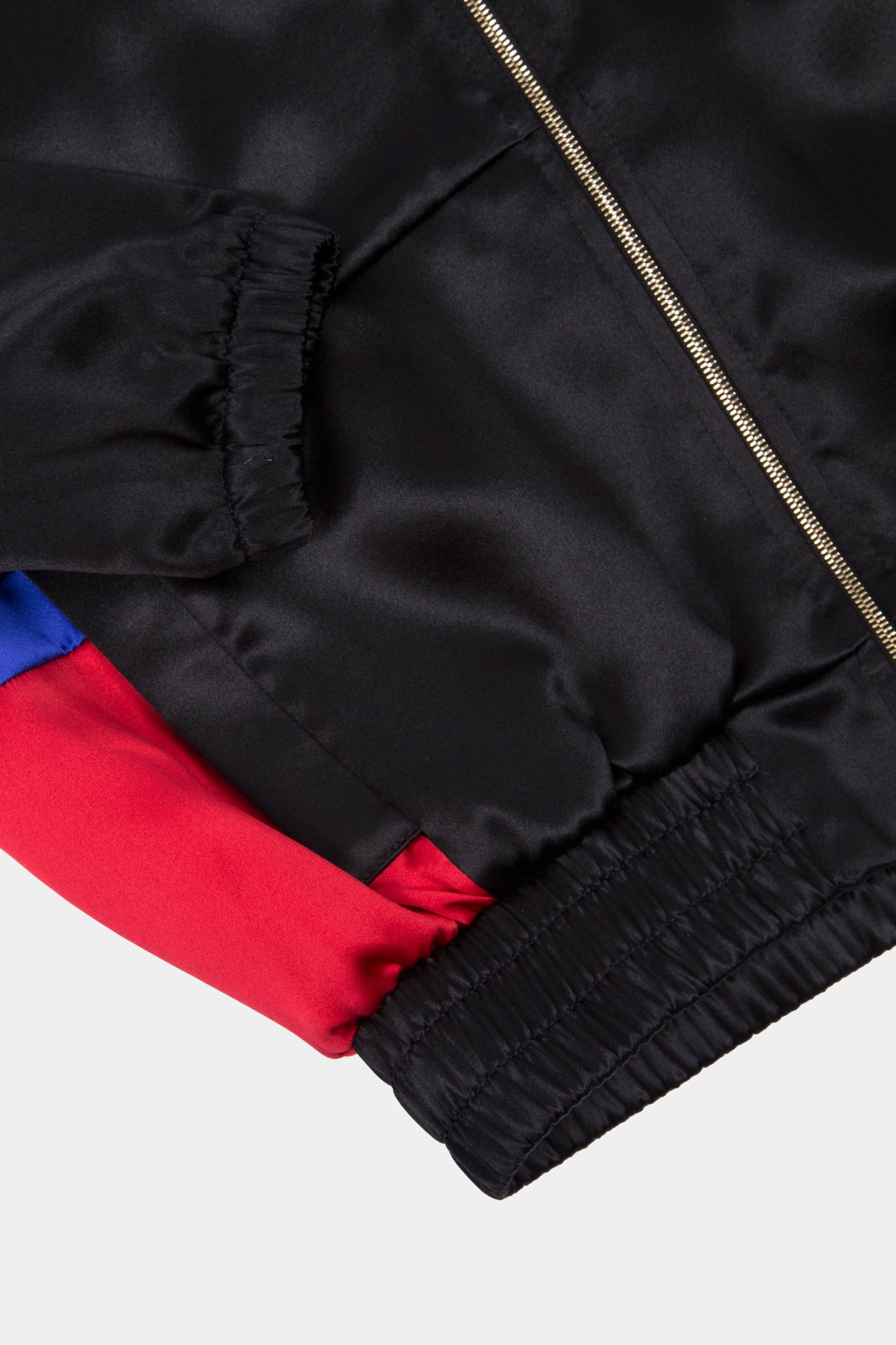 Panelled Silk Track Top