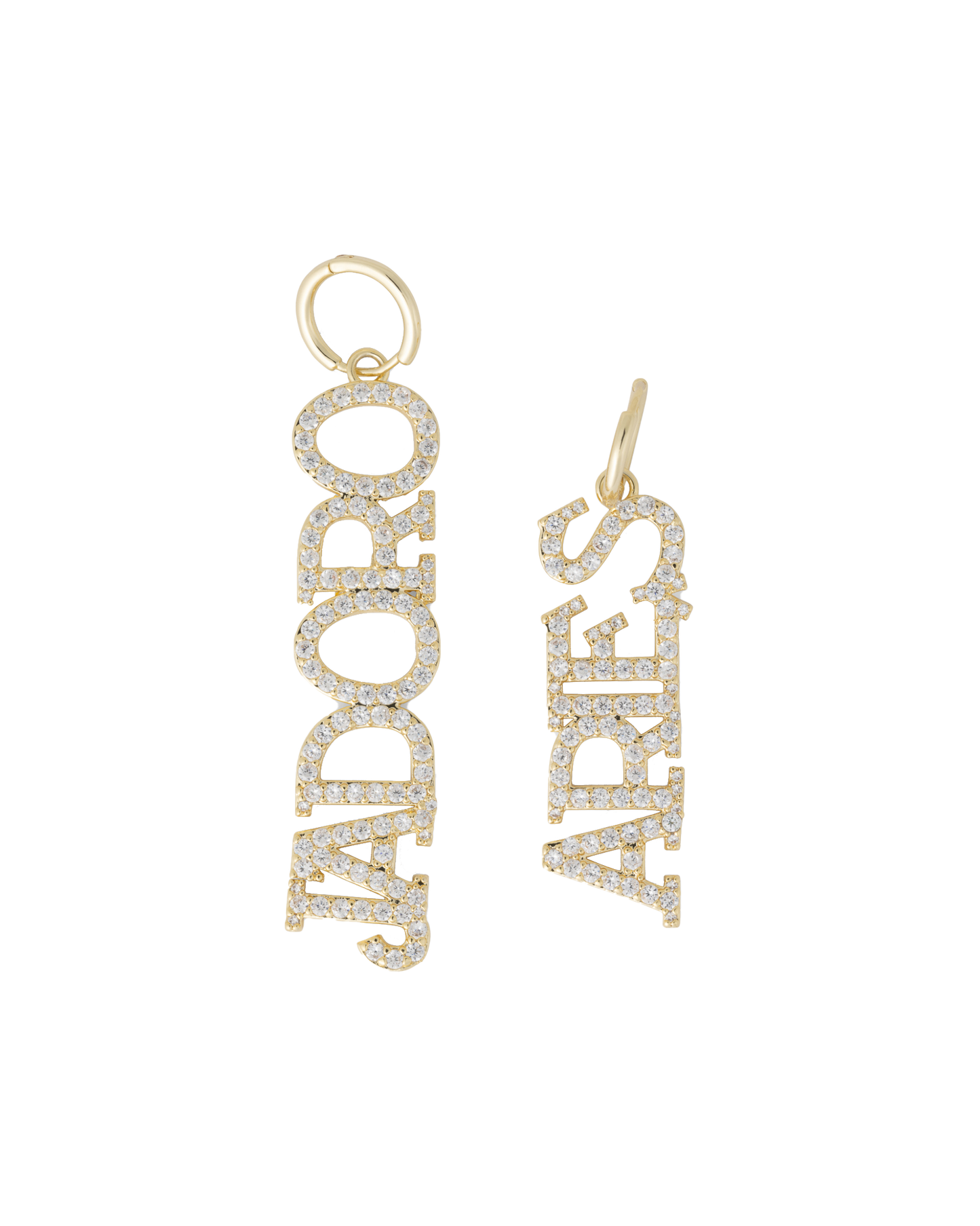 J'Adoro Aries Paved Earring