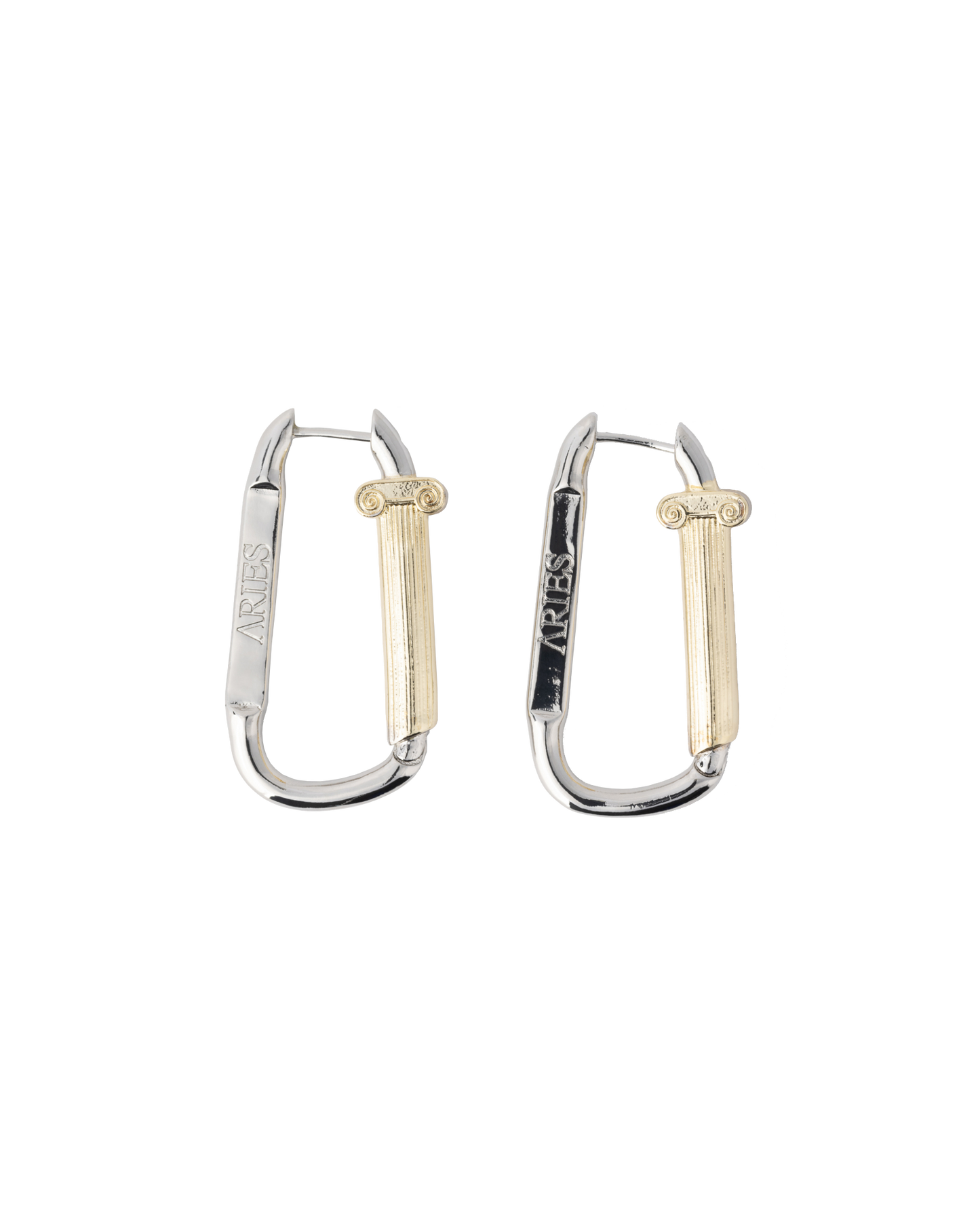 Mini Column Carabiner Earring - PAIR