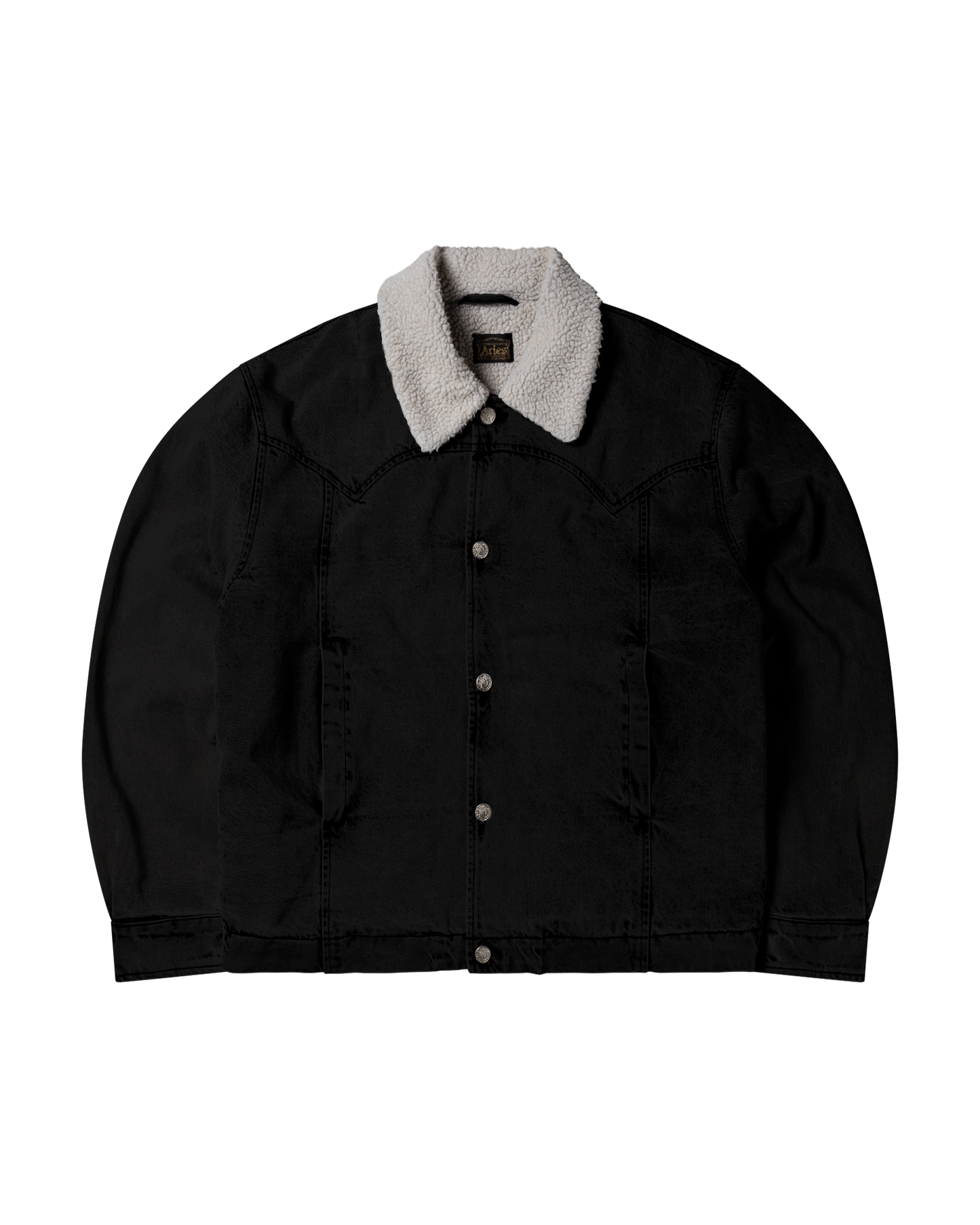 Sherpa Denim Car Coat