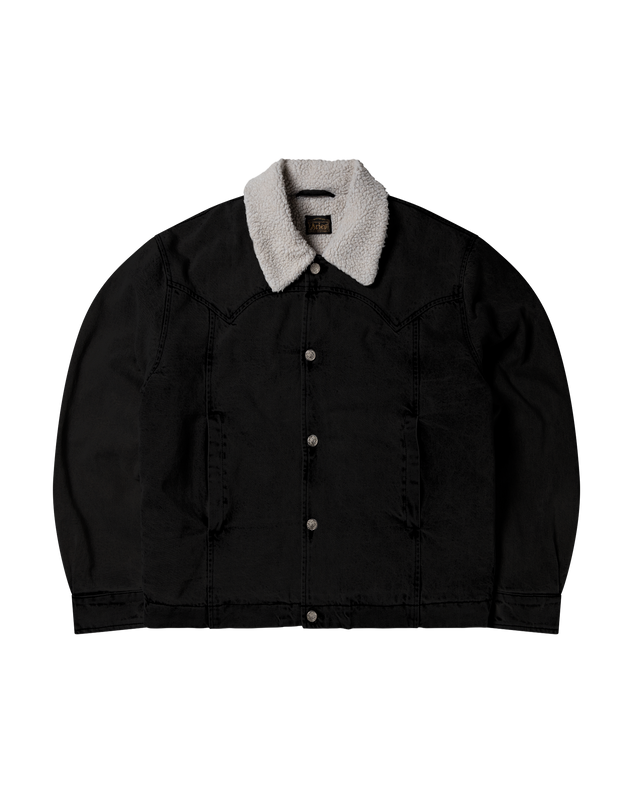 Sherpa Denim Car Coat