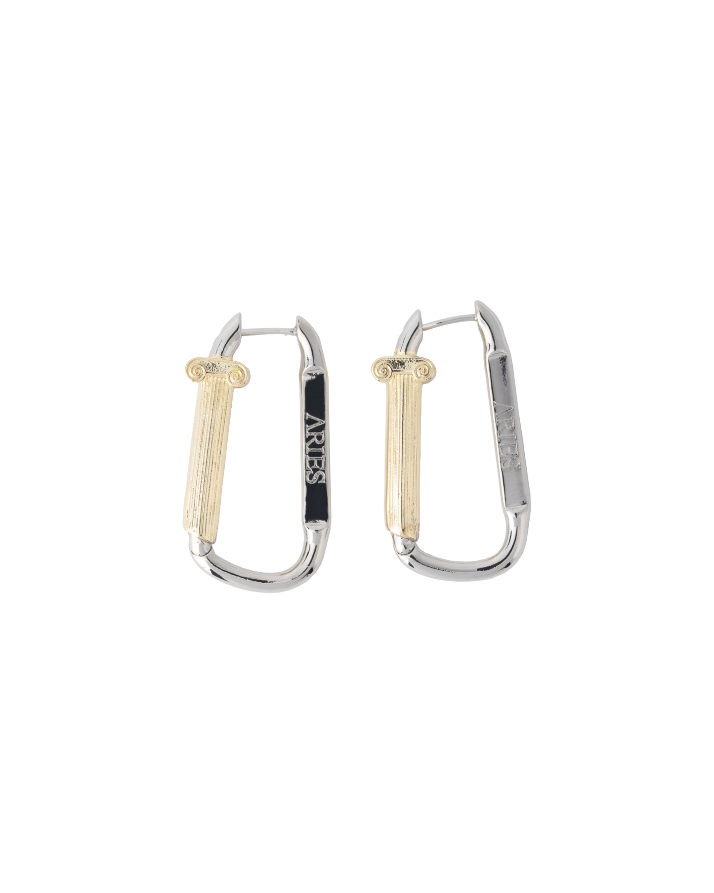 Mini Column Carabiner Earring - PAIR