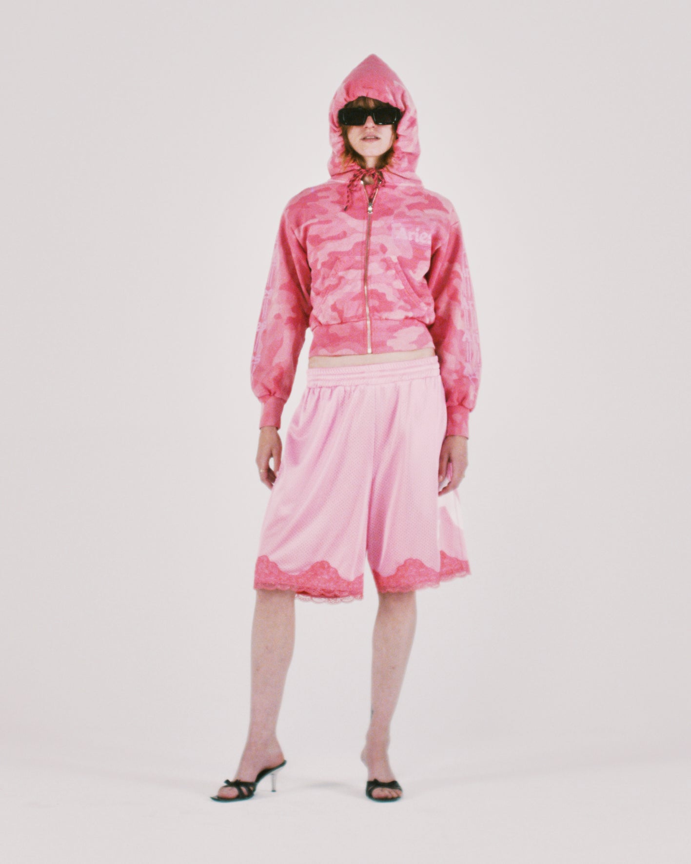 Gothic Lace Airtex Shorts