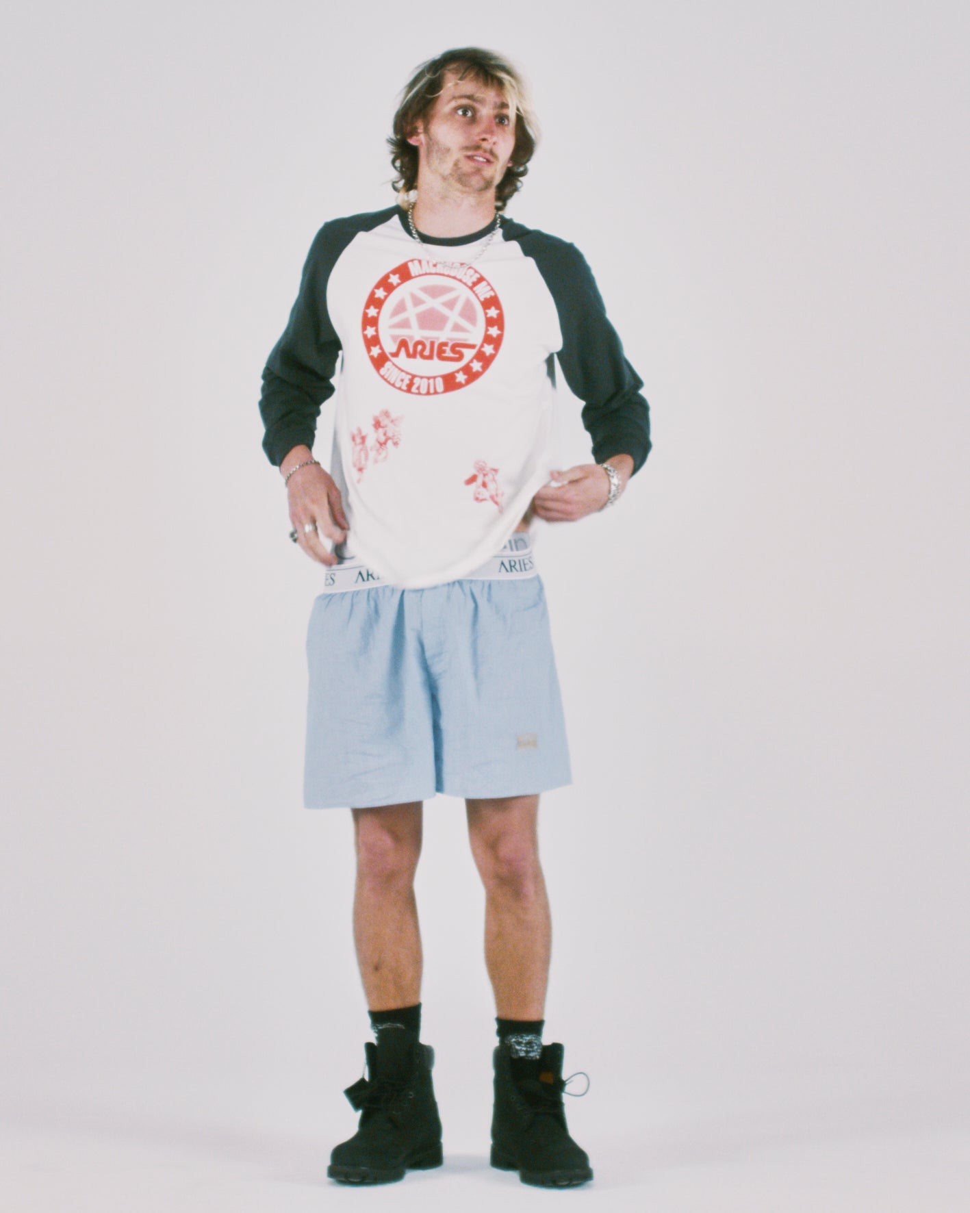 Stripe Poplin Classic Boxer Shorts