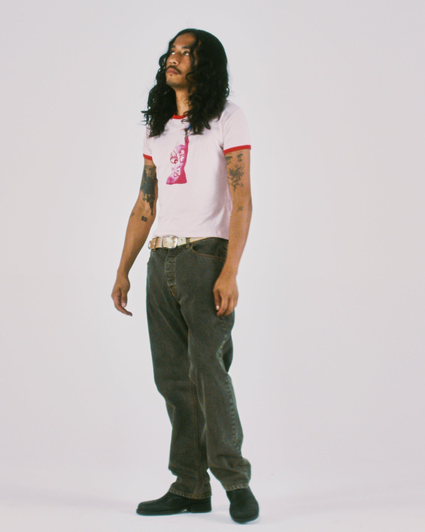 Who Knows SS Ringer Tee