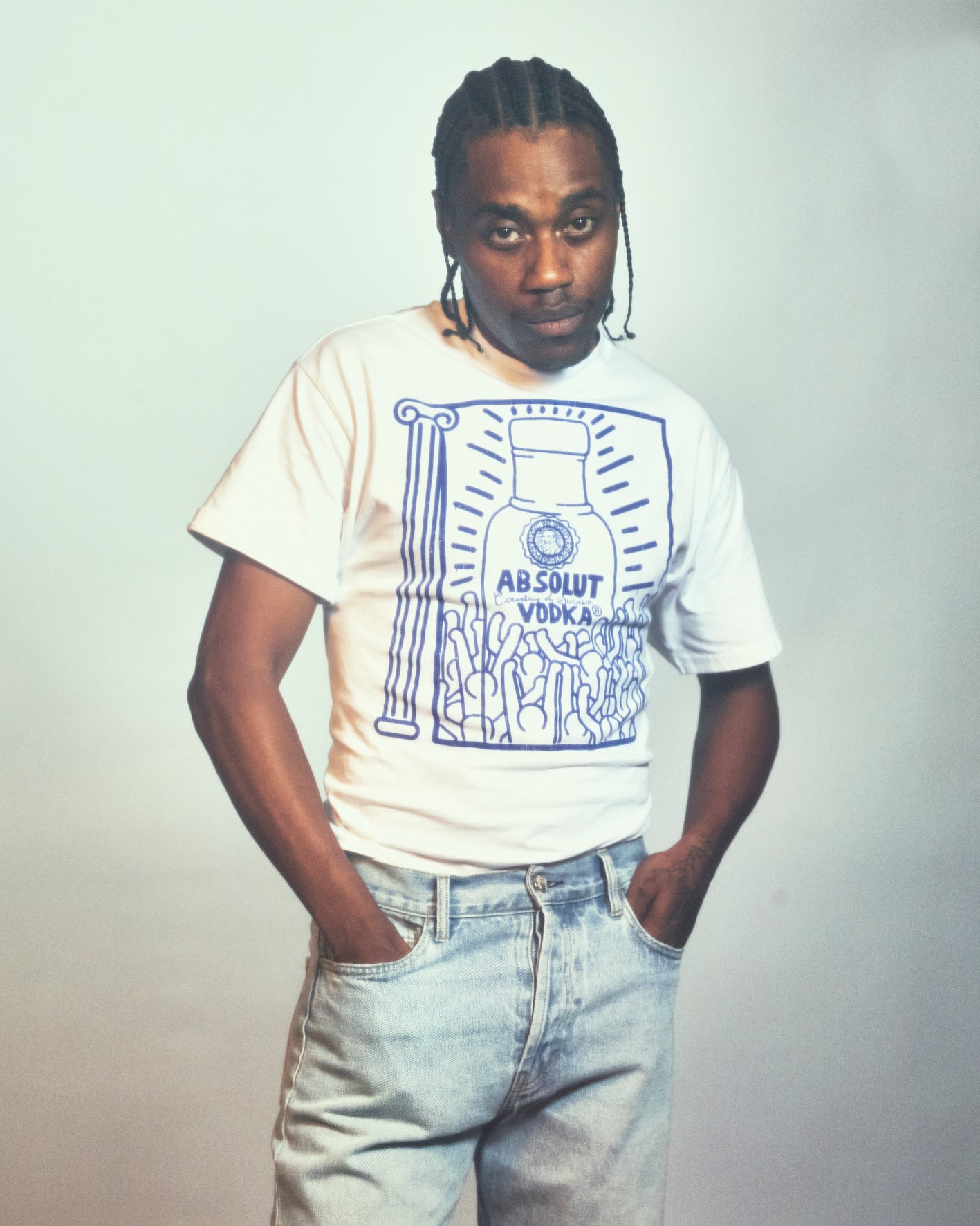 Aries x Absolut Haring SS Tee