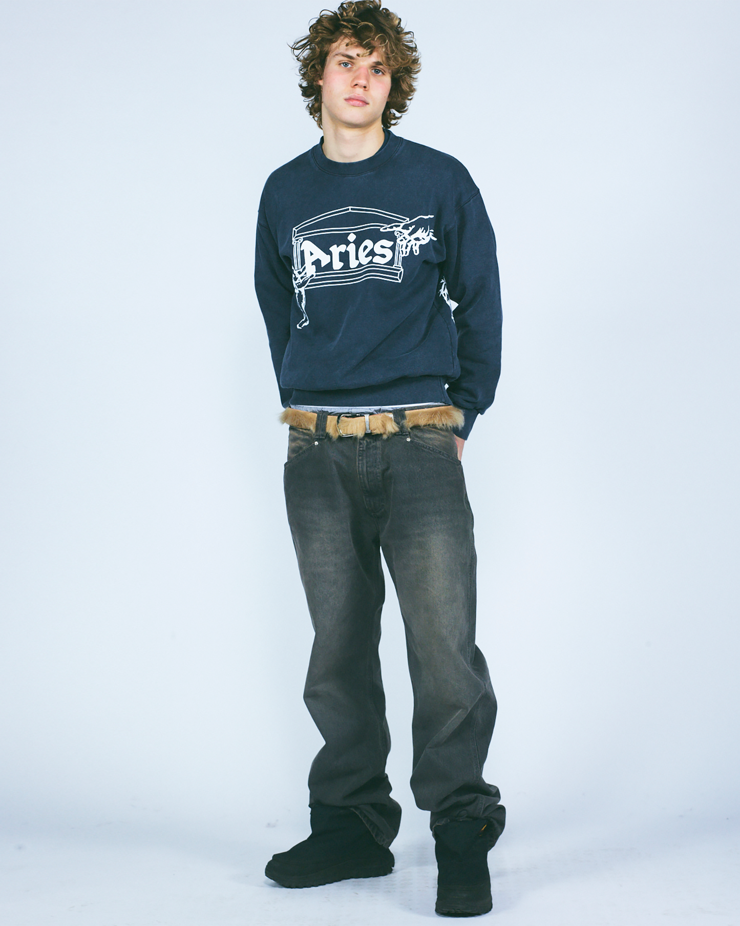 Premium Aged Cherub Temple Sweatshirt