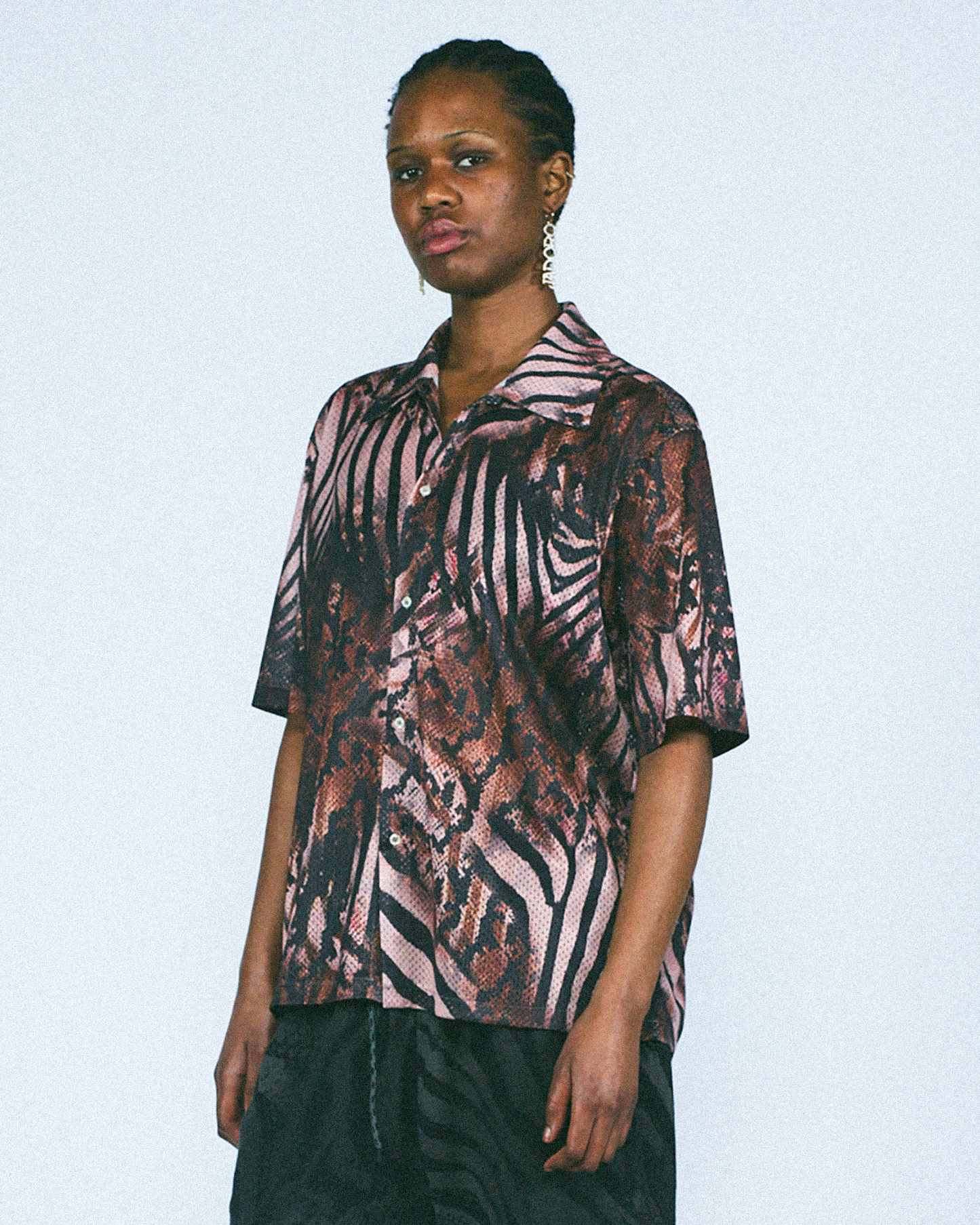 Animal Aop Airtex Hawaiian Shirt