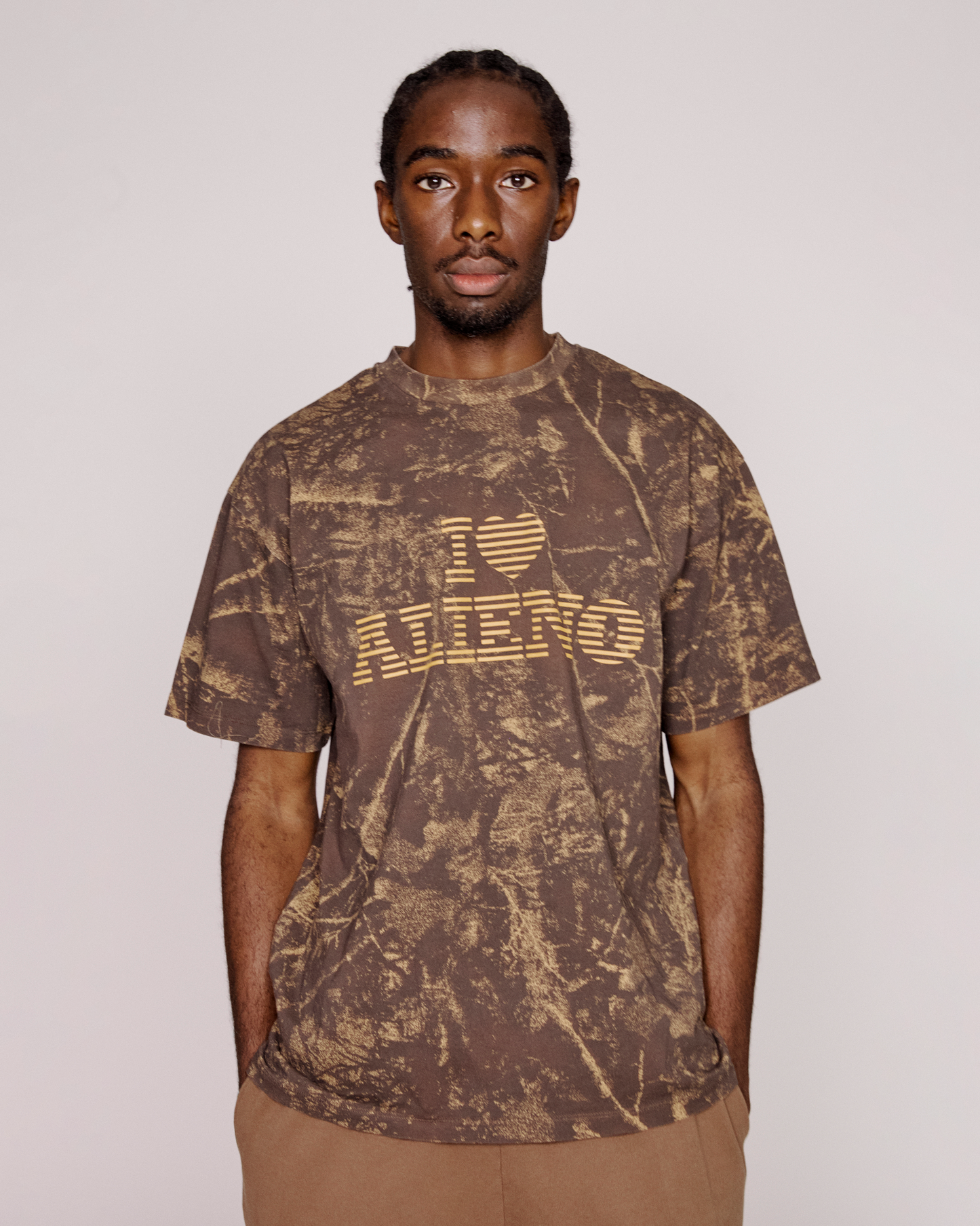 I Love Alieno Camo SS Tee