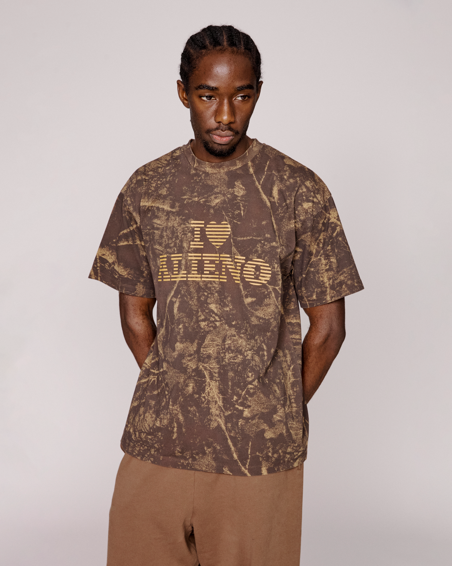 I Love Alieno Camo SS Tee