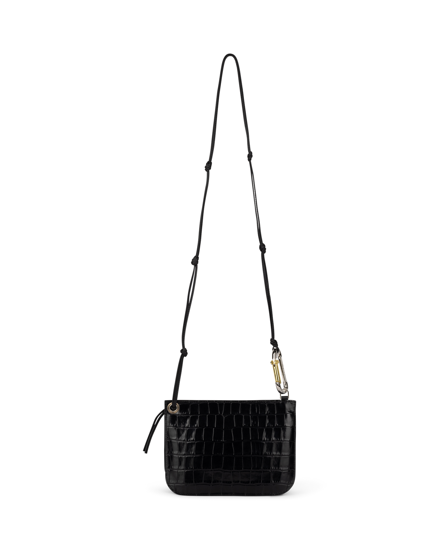 Croc Studded Bobby Bag