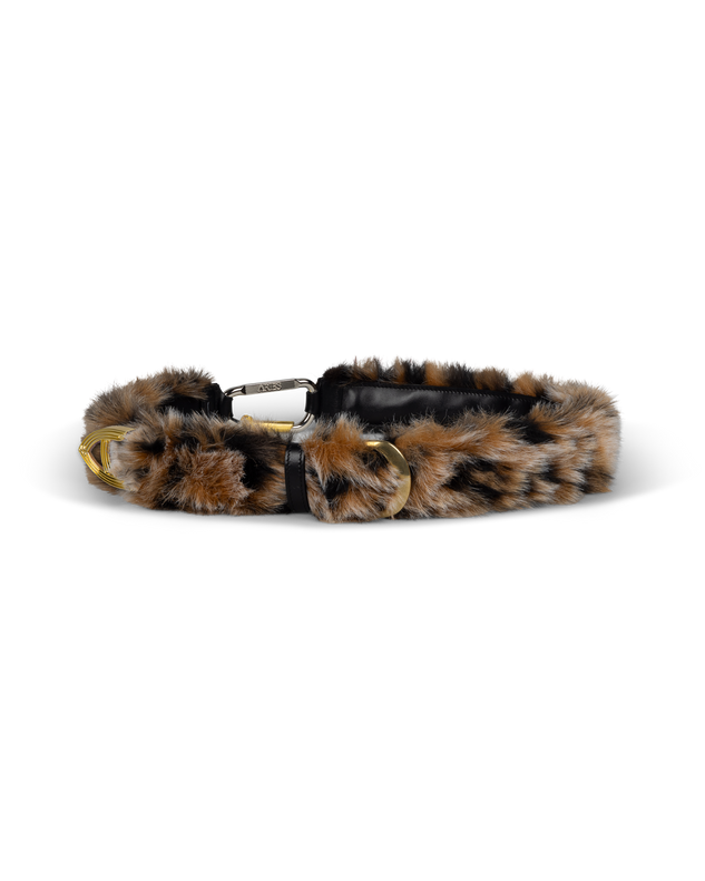 Faux Leopard Mazzo Belt
