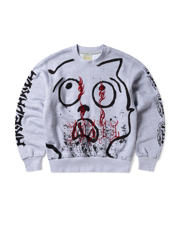 Meow Embroidered Sweat