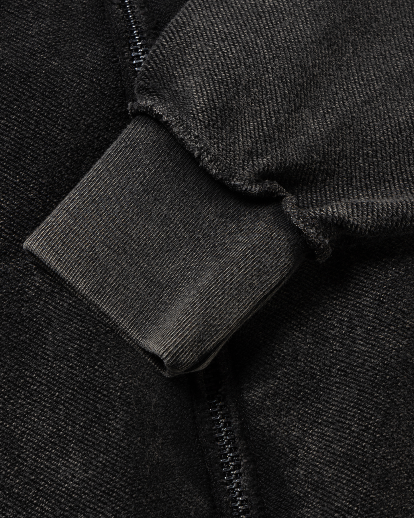 Aged Reverso Temple Zip Through Hoodie