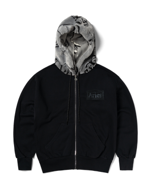 Furry Zip Through Hoodie