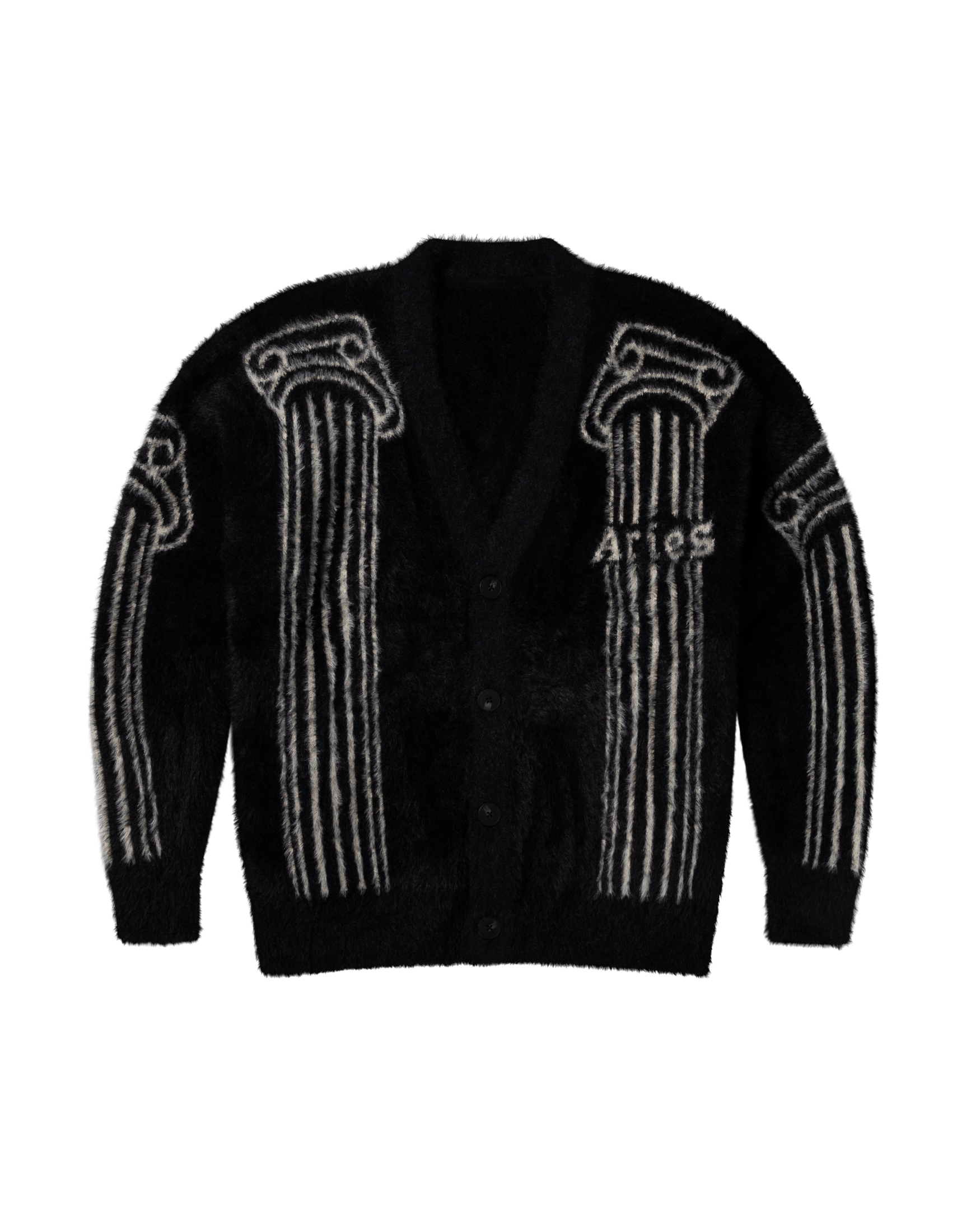 ARIES/アリーズ Lace and Leaf Knit Cardigan