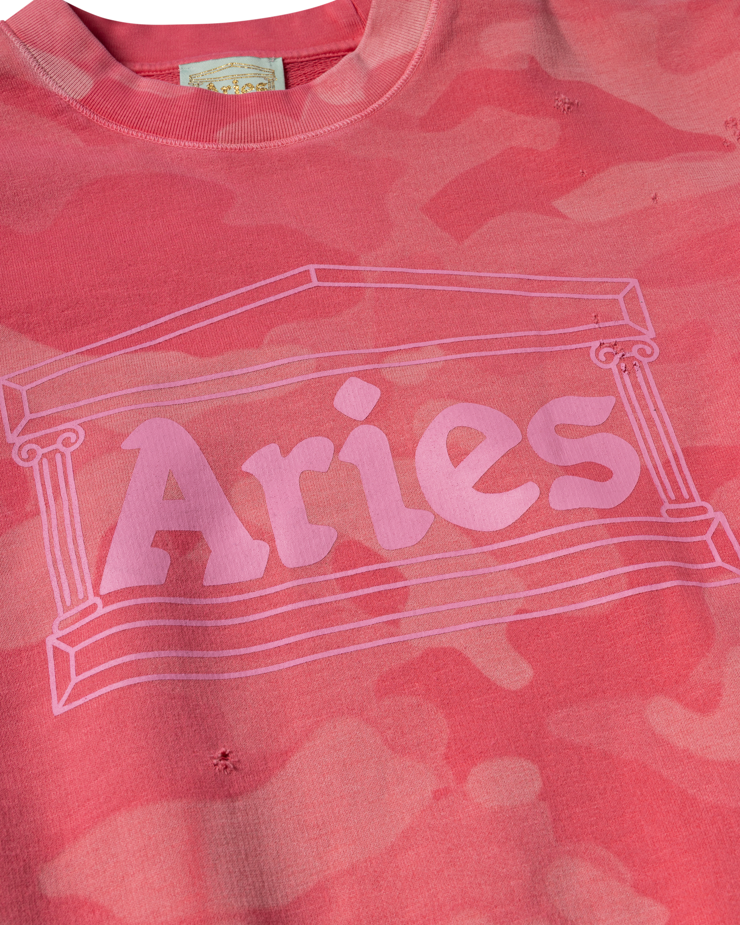 Aged Column Camo Sweat