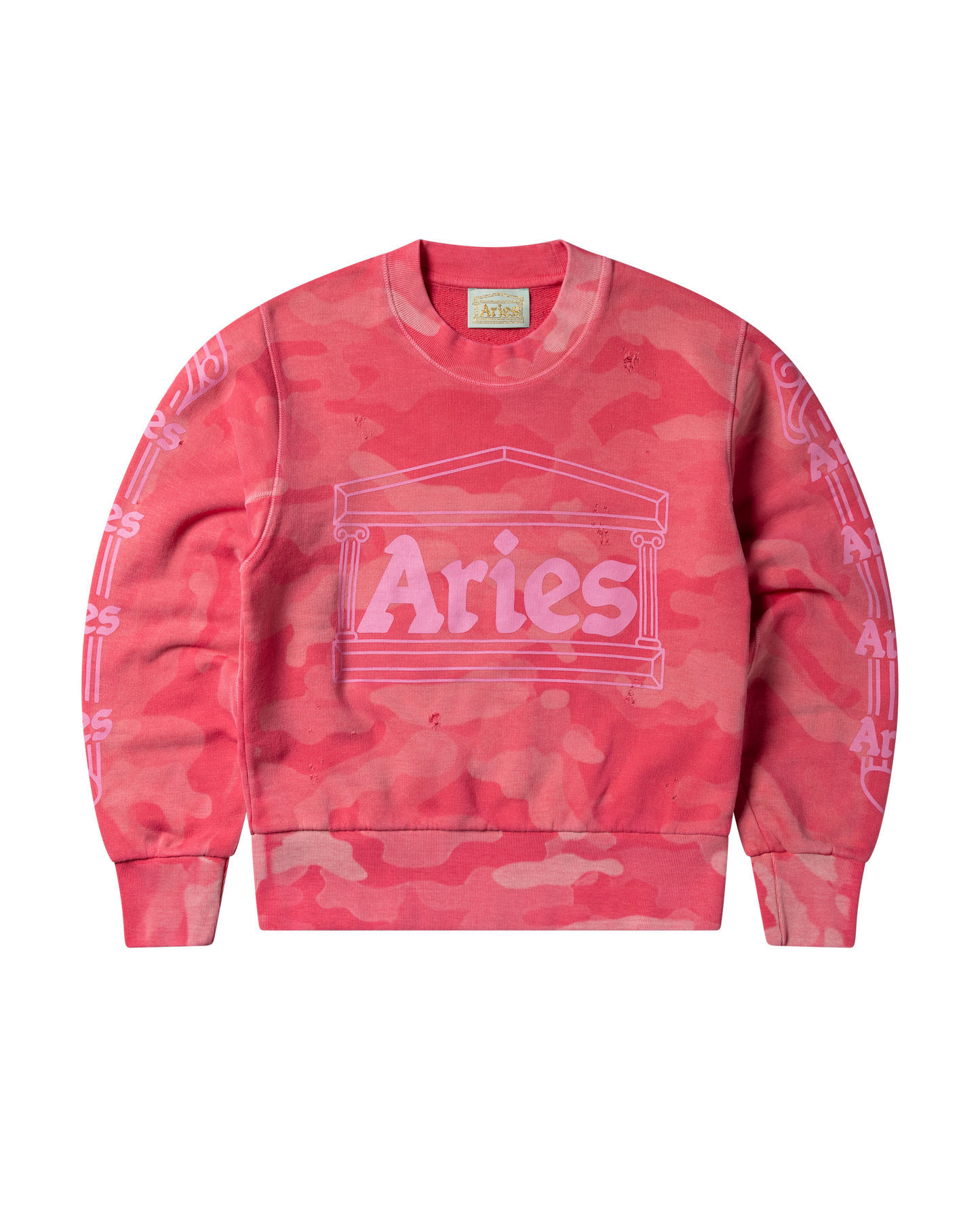Aged Column Camo Sweat