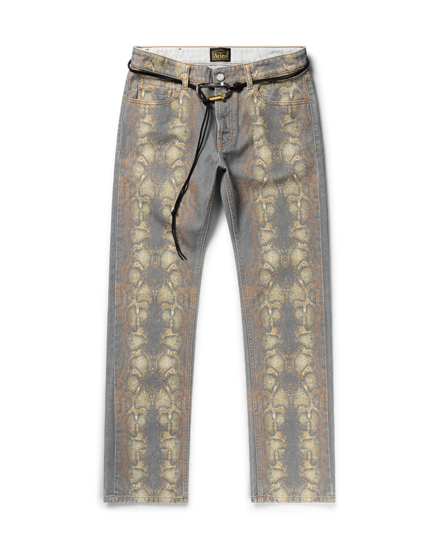 Snake Print Low Rise Lilly Jeans