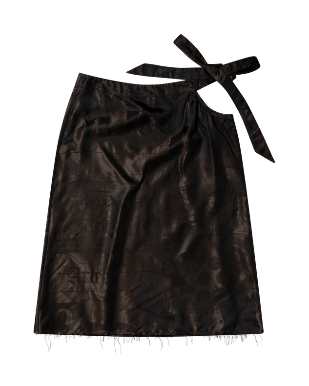 Aries Slaughter Jacquard Midi Skirt