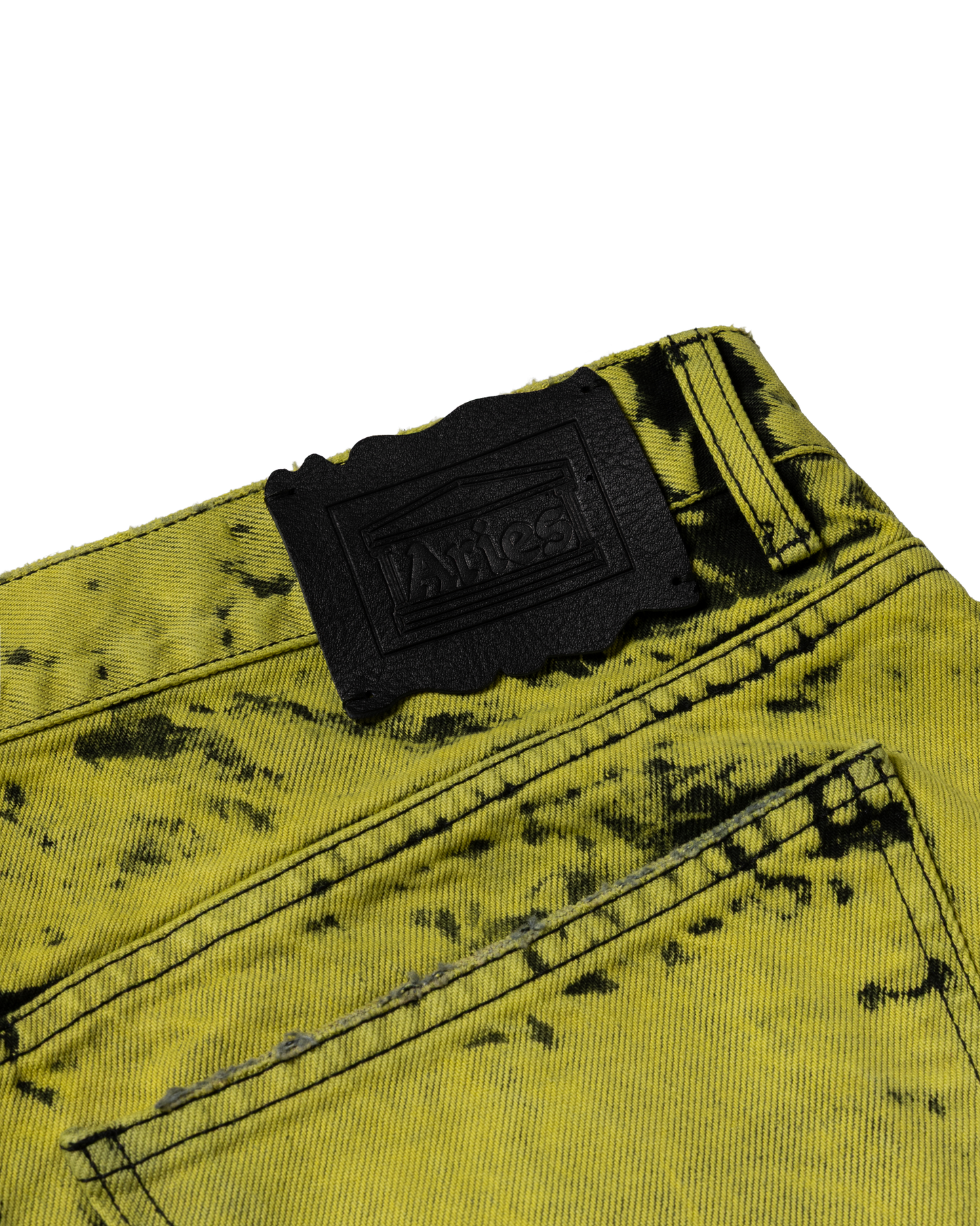 Heavy Acid Wash Wide Leg Short