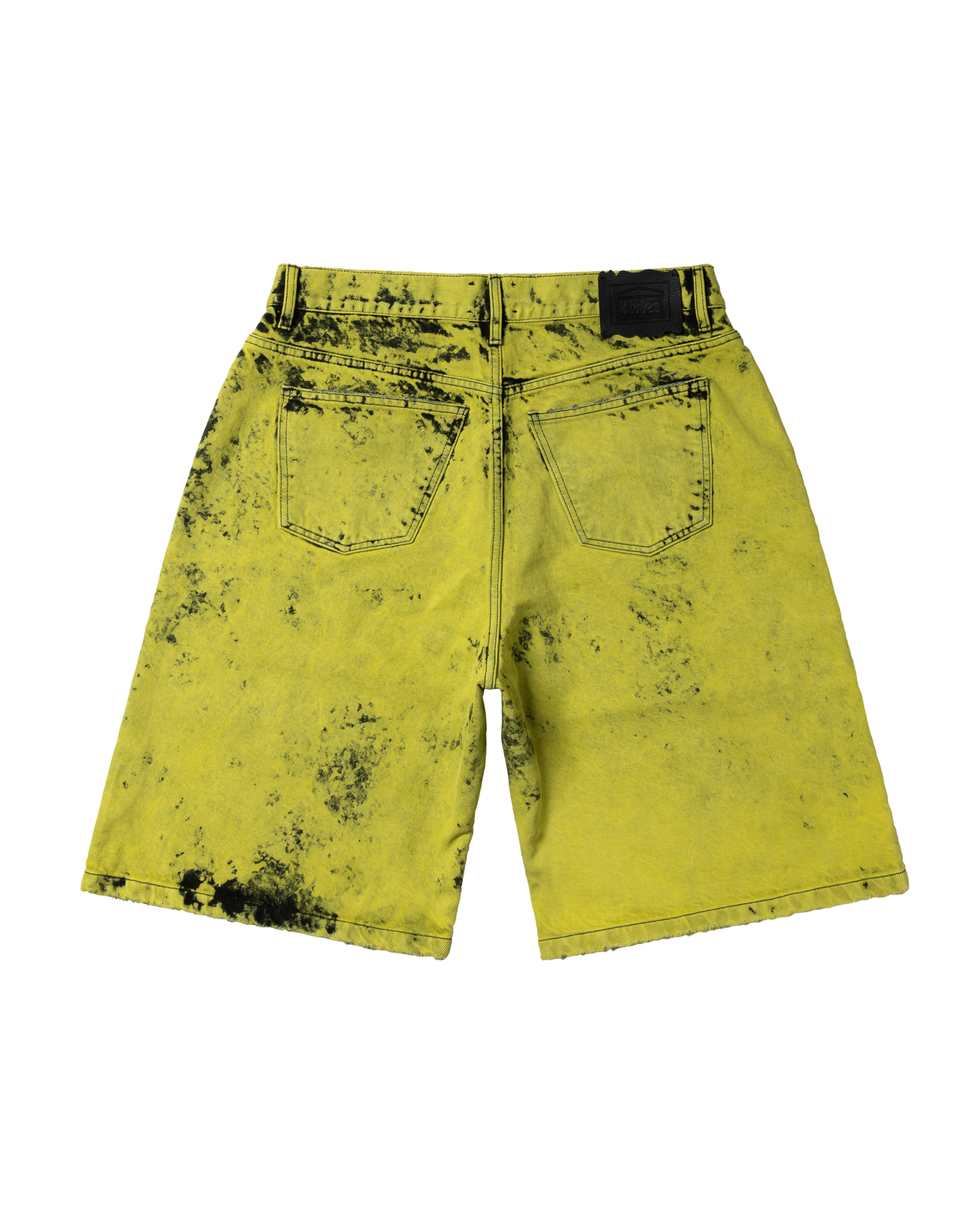 Heavy Acid Wash Wide Leg Short