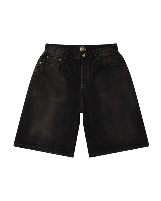 Distressed Wide Leg Short