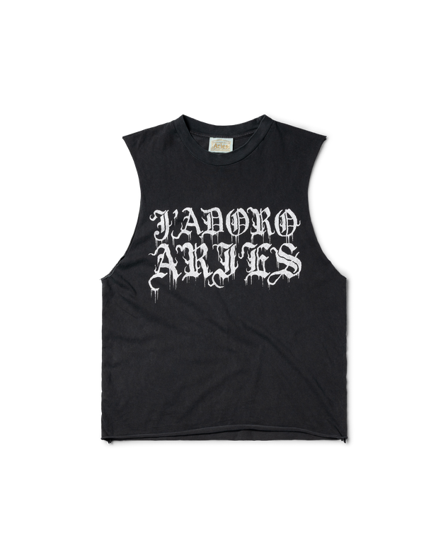 Faded Gothic J'adoro Muscle Vest
