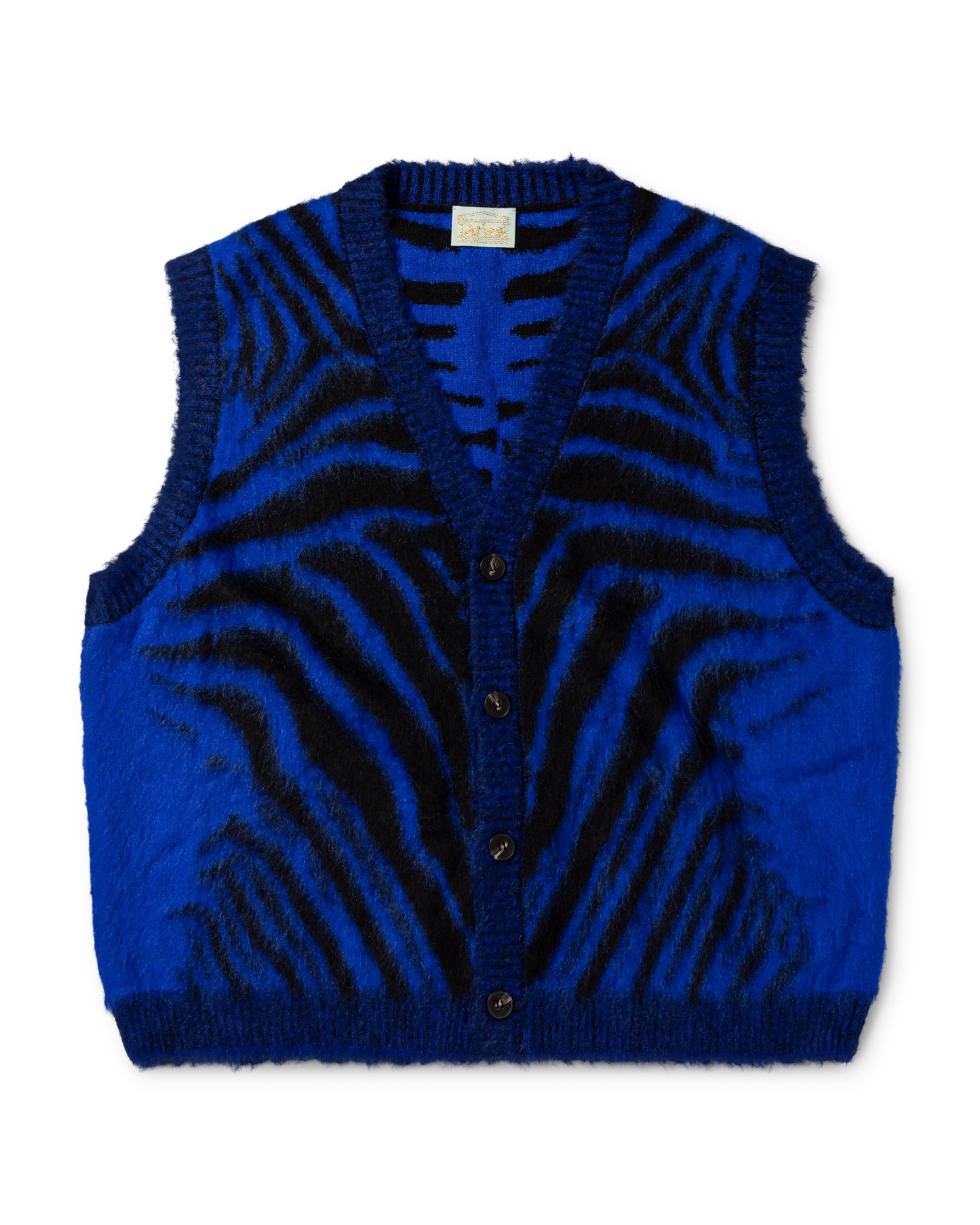Brushed Zebra Vest