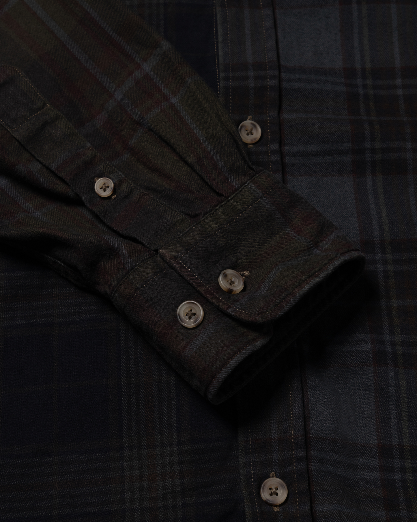 Overdyed Patchwork LS Shirt