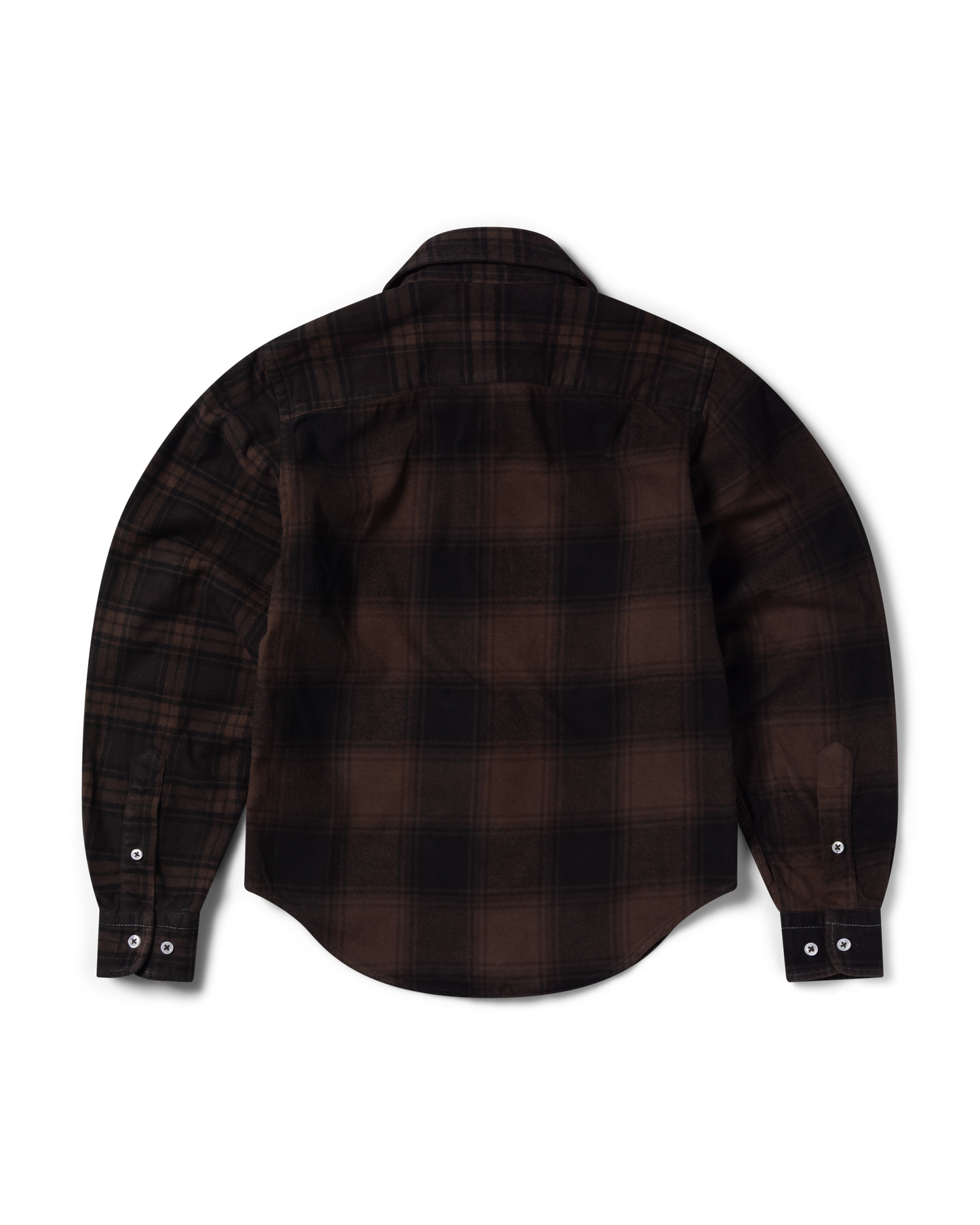 Brushed Flannel Patchwork LS Shirt