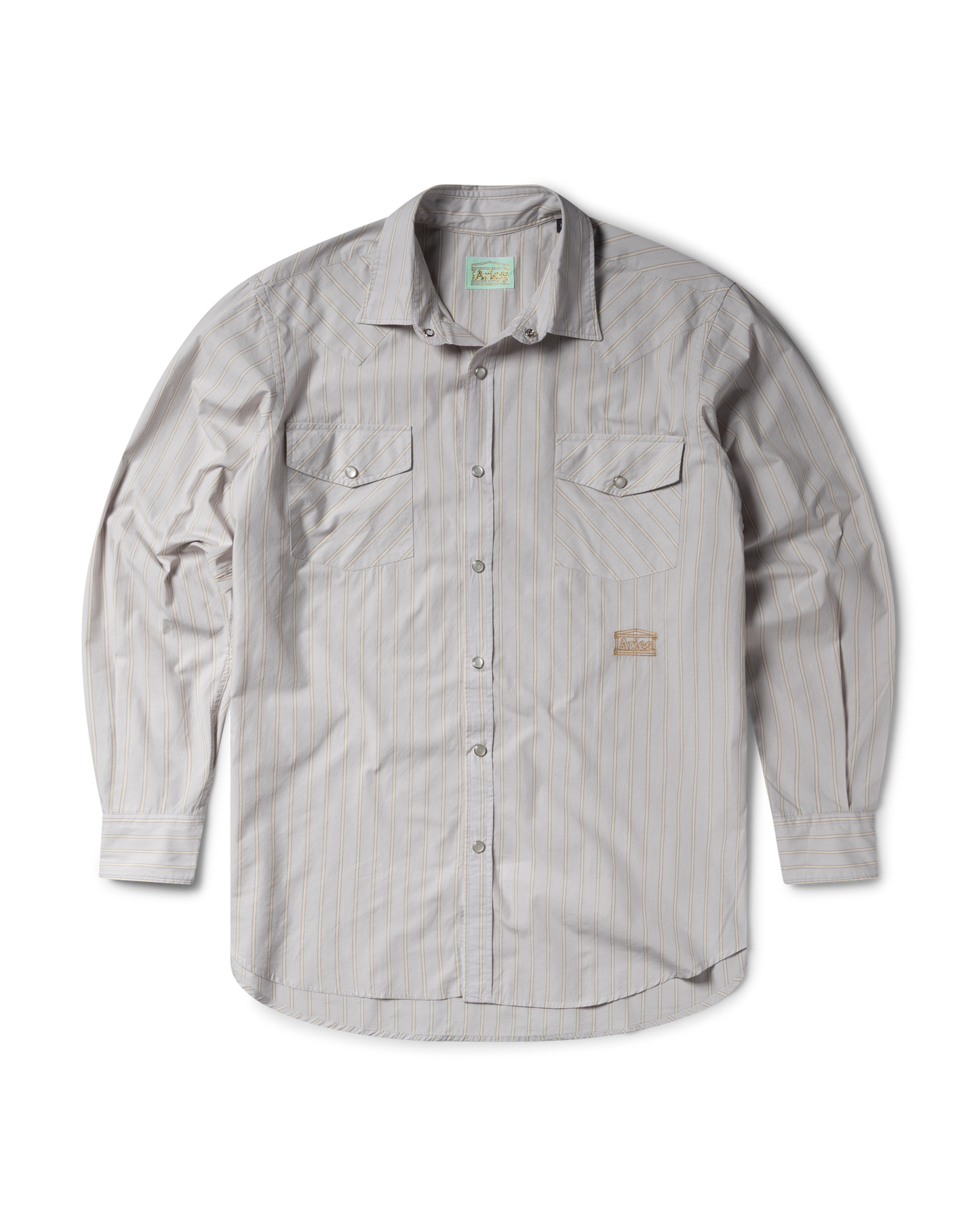 Poplin Stripe Western Shirt