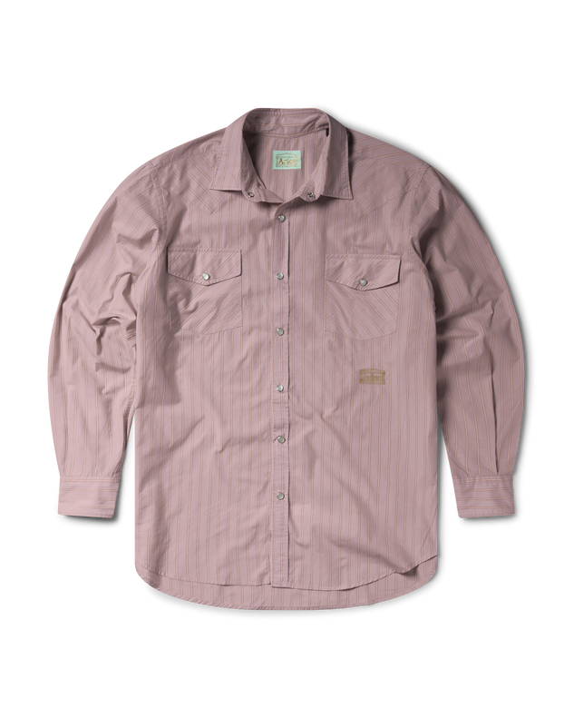 Poplin Stripe Western Shirt