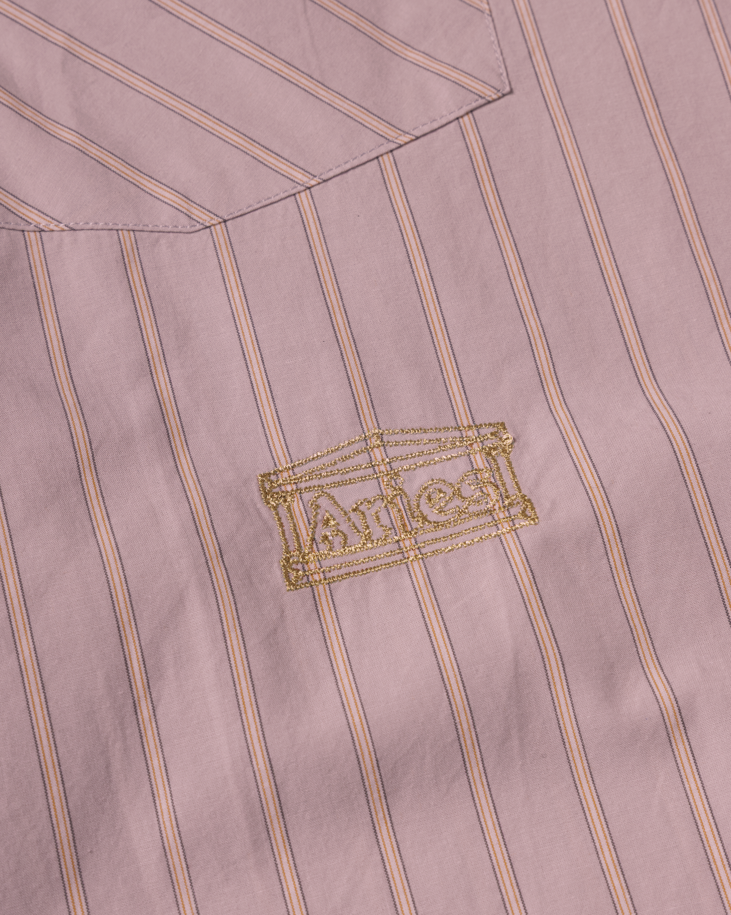 Poplin Stripe Western Shirt