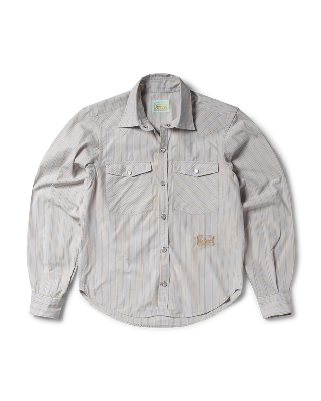 Poplin Stripe Western Shirt