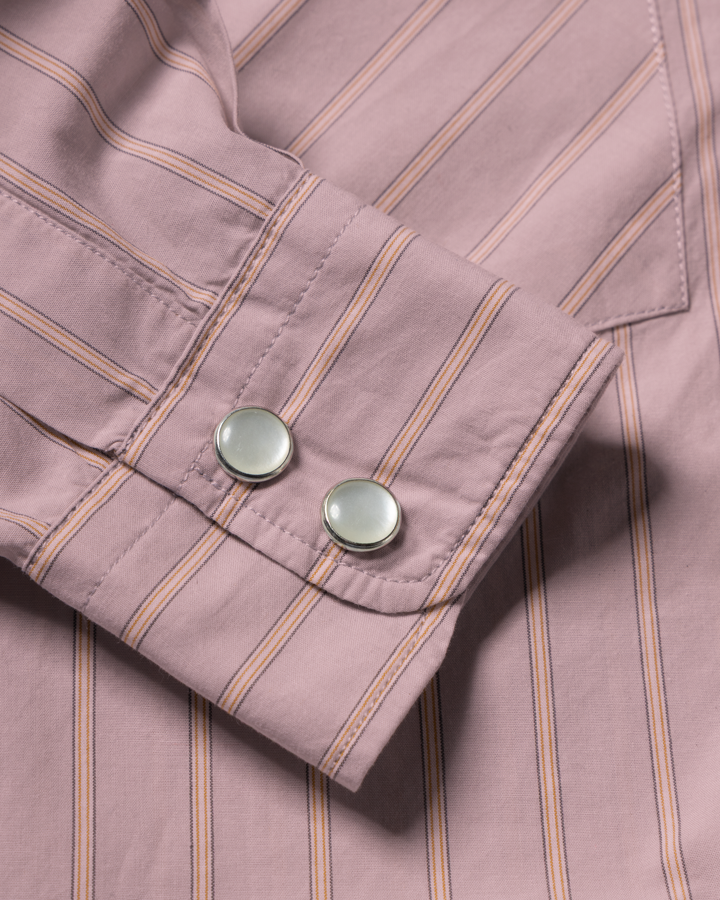 Poplin Stripe Western Shirt