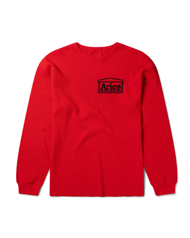 Reversible Barbed Love Temple Waffle LS Tee
