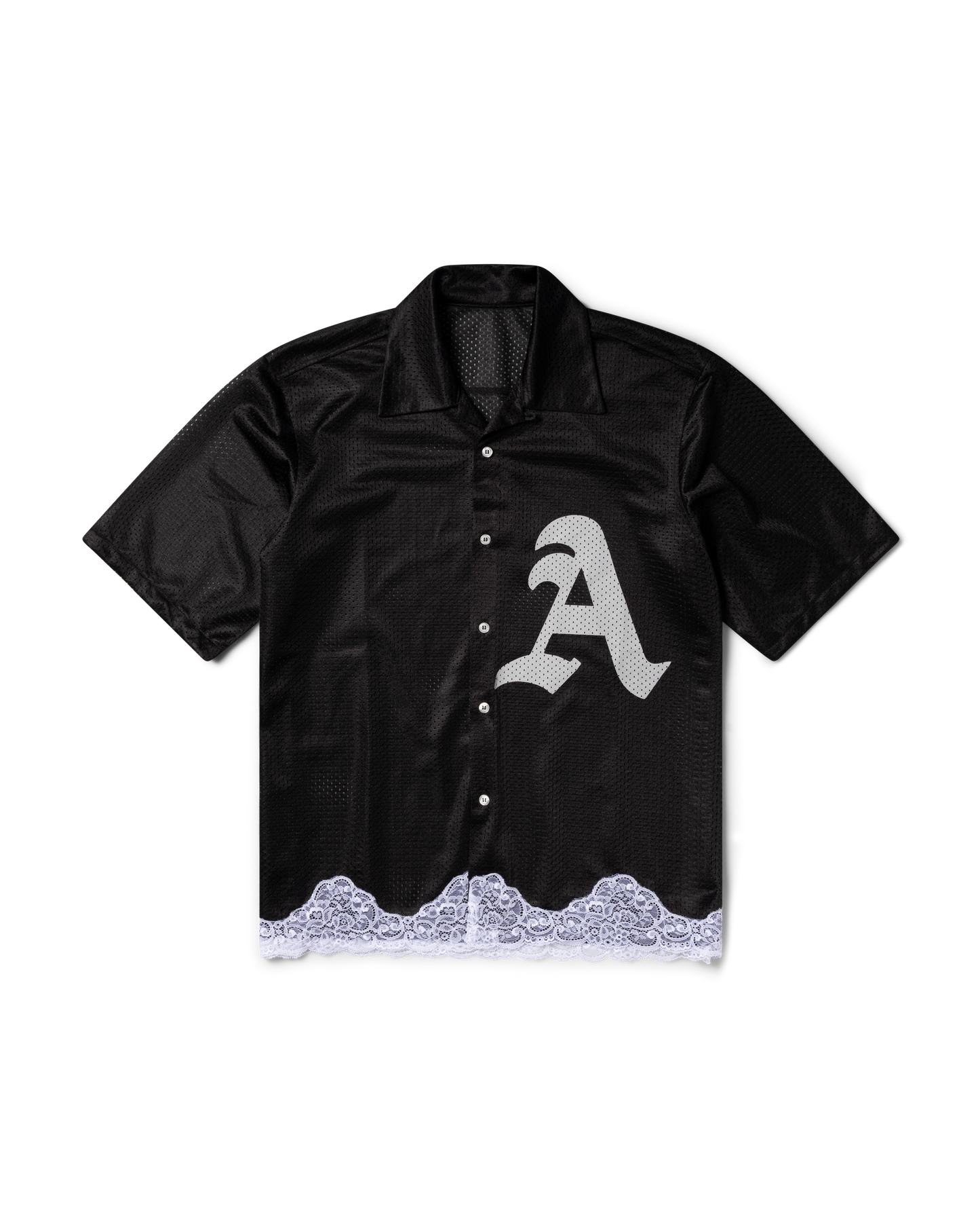 Gothic Lace Airtex Hawaiian Shirt