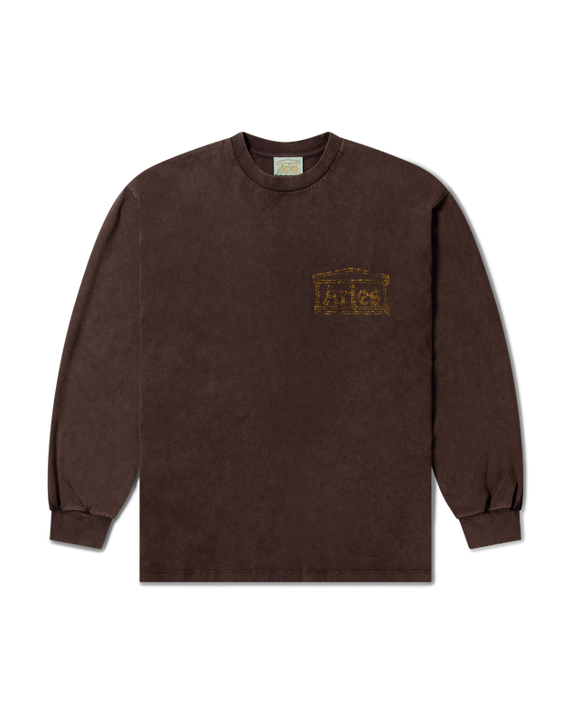 Aged Diamante Temple LS Tee