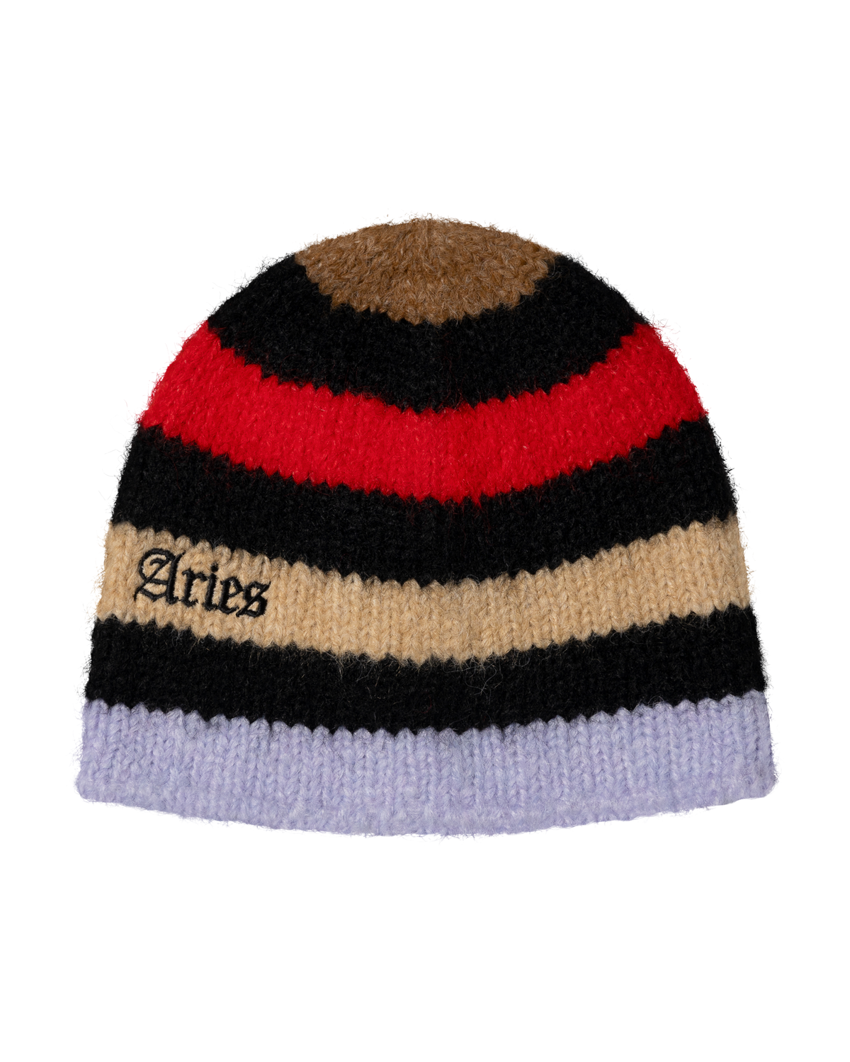 Brushed Stripe Beanie Multi – Aries