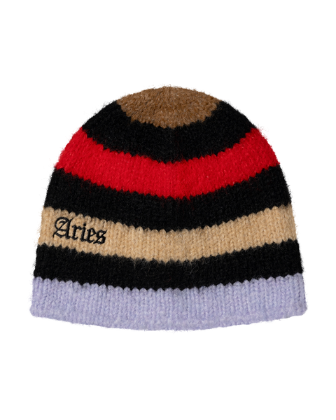 ARIES brushed Zalando.co.uk - red - Beanie - UNISEX BEANIE STRIPE BRUSHED Aries 完売品 beanie stripe 帽子