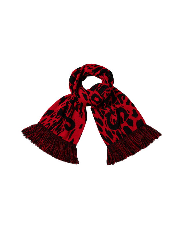 J'Adoro Aries Leopard Scarf
