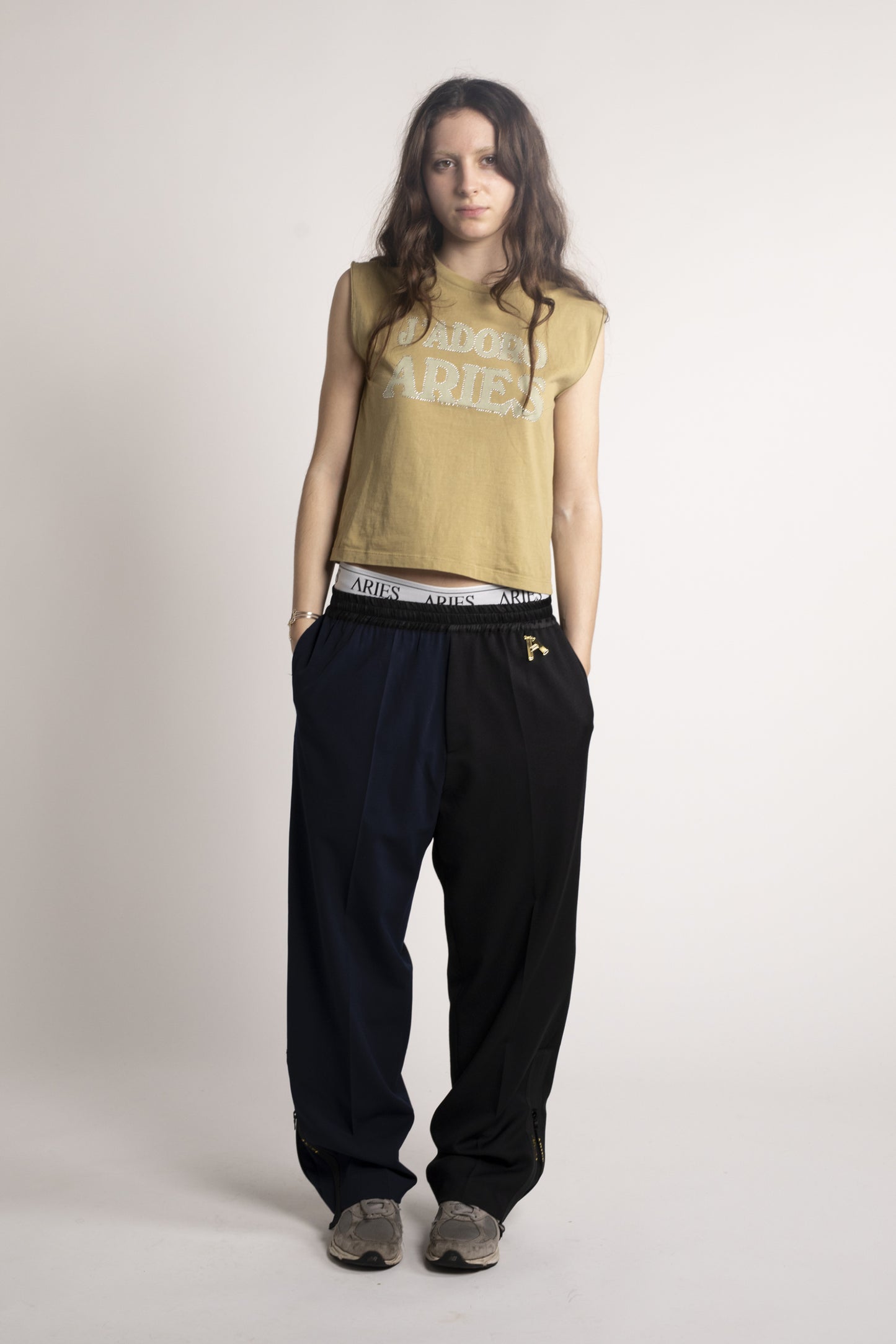 Two Tone Tailored Slacker Pant