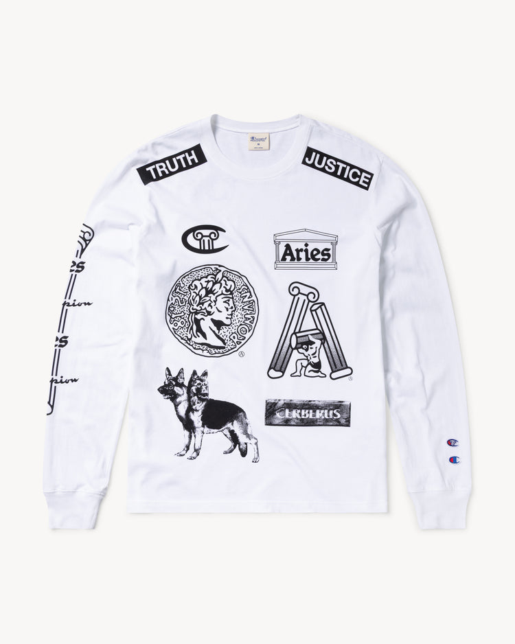 Aries x Champion Sponsor LS Tee